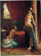 unknow artist Arab or Arabic people and life. Orientalism oil paintings  418 oil painting on canvas